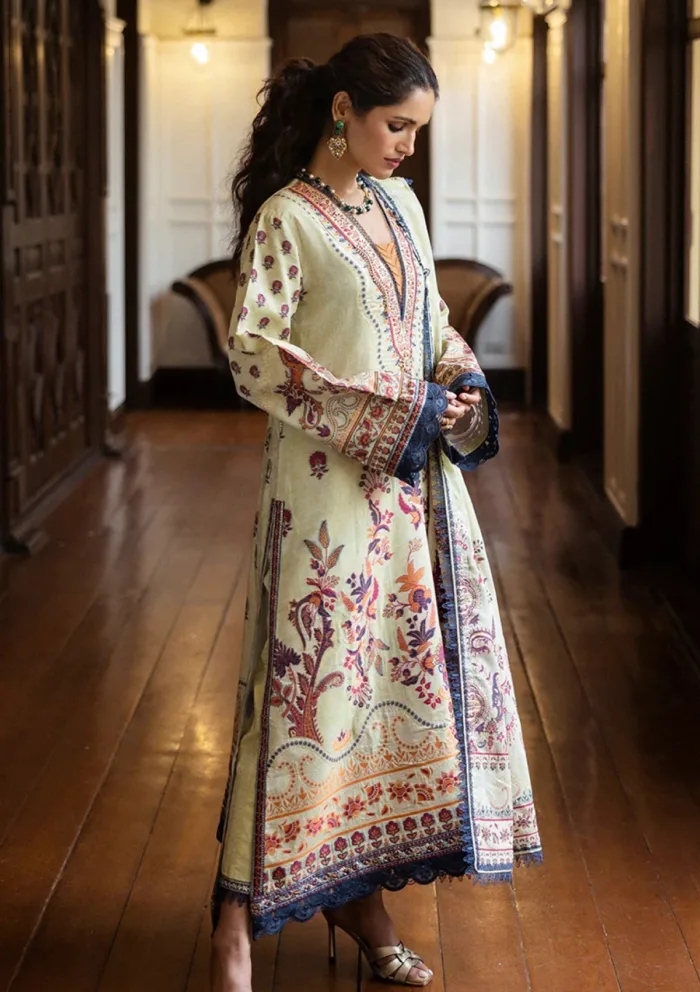 Mushq MSJ25 03 Letizia Seraph Jacquard Luxury Lawn Collection - Image 5