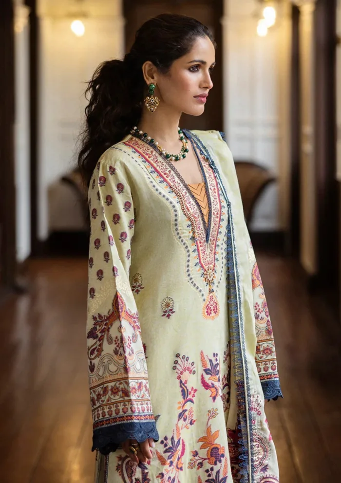 Mushq MSJ25 03 Letizia Seraph Jacquard Luxury Lawn Collection - Image 6