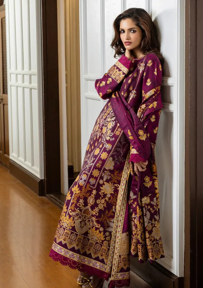 Mushq MSJ25 04 Eleanor Seraph Jacquard Luxury Lawn Collection - Image 5