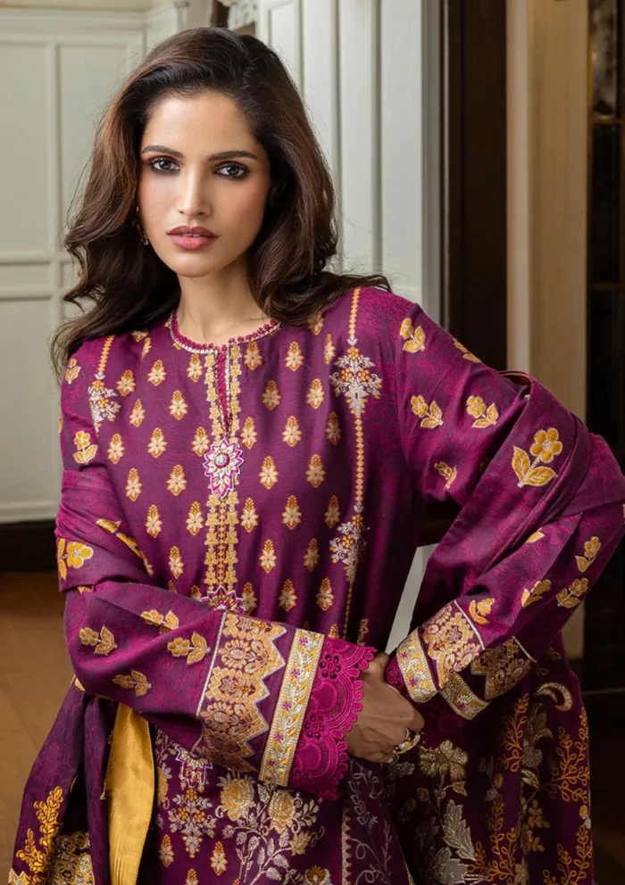 Mushq MSJ25 04 Eleanor Seraph Jacquard Luxury Lawn Collection - Image 6