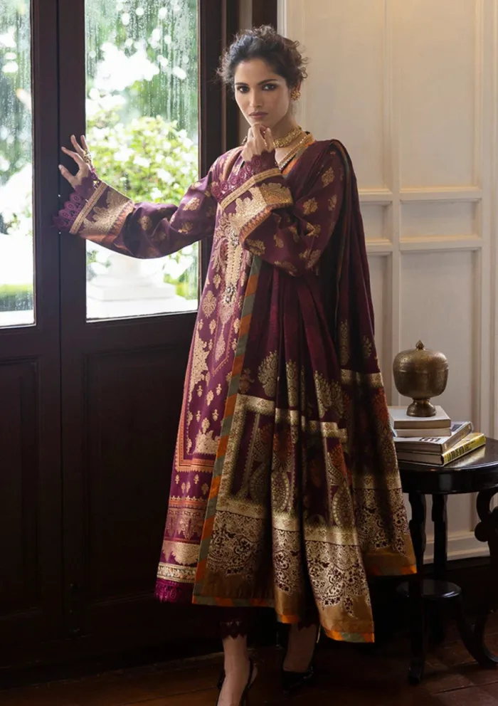 Mushq MSJ25 05 Morphea Seraph Jacquard Luxury Lawn Collection - Image 4