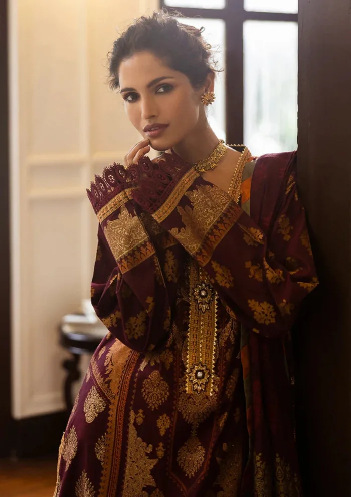 Mushq MSJ25 05 Morphea Seraph Jacquard Luxury Lawn Collection - Image 5