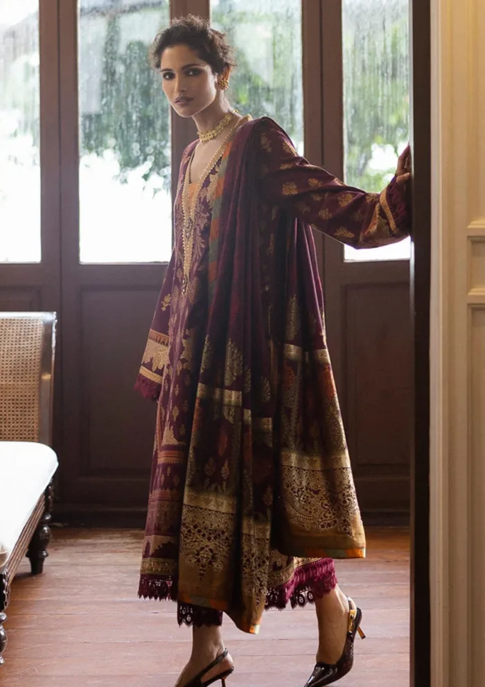 Mushq MSJ25 05 Morphea Seraph Jacquard Luxury Lawn Collection - Image 6