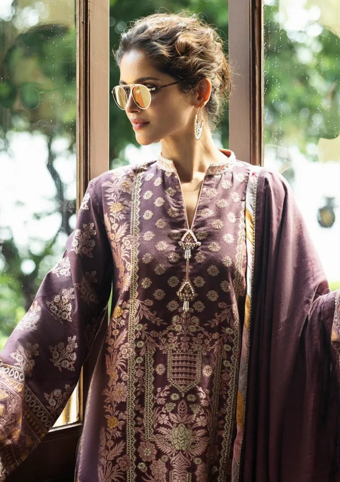 Mushq MSJ25 07 Narissa Seraph Jacquard Luxury Lawn Collection - Image 3