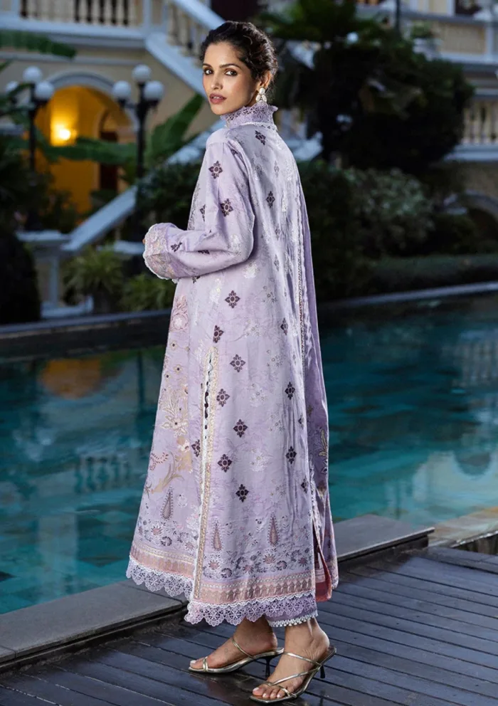 Mushq MSJ25 09 Theidara Seraph Jacquard Luxury Lawn Collection - Image 2