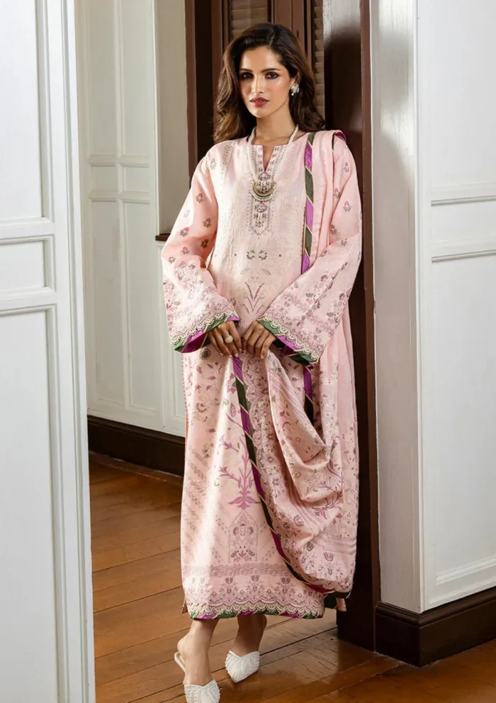 Mushq MSJ25 10 Lillian Seraph Jacquard Luxury Lawn Collection - Image 4