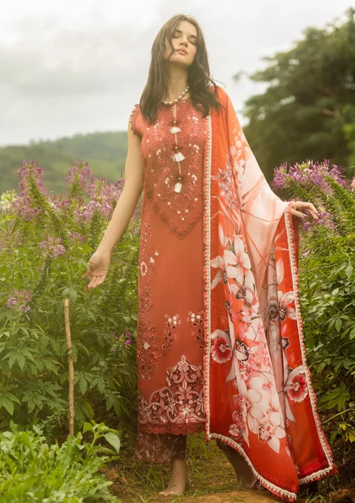 Mushq Secret Garden Dewdrop Hemline Luxury Lawn Collection - Image 3