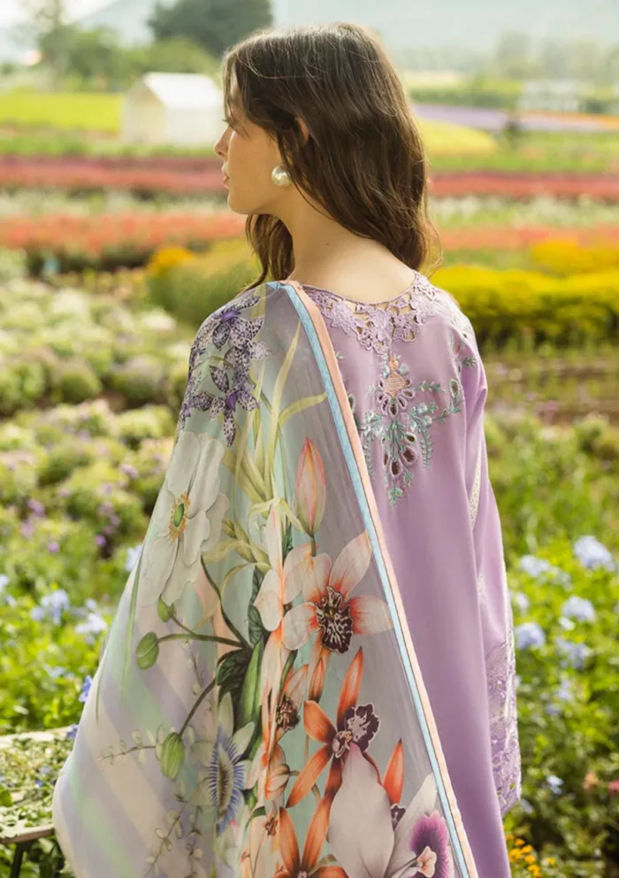 Mushq Secret Garden Pixies Blossom Hemline Luxury Lawn Collection - Image 3
