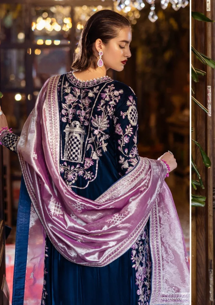 Mushq Velvet MDV24 02 Infinite Loop Deja Vu Luxury Lawn Collection - Image 2