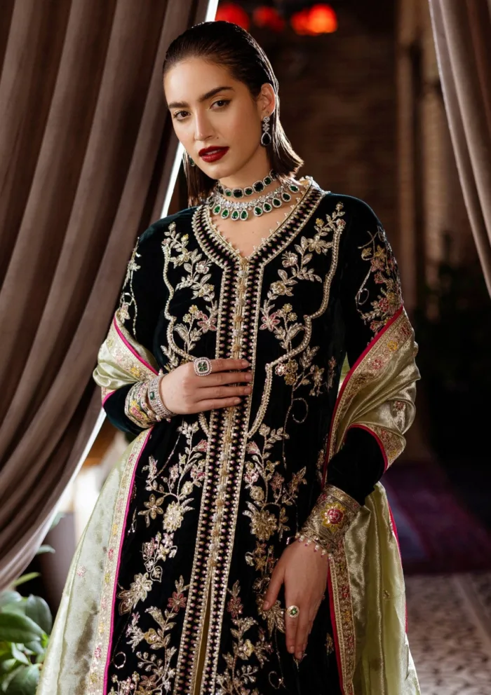Mushq Velvet MDV24 03 Nostalgic Shadows Deja Vu Luxury Lawn Collection - Image 2