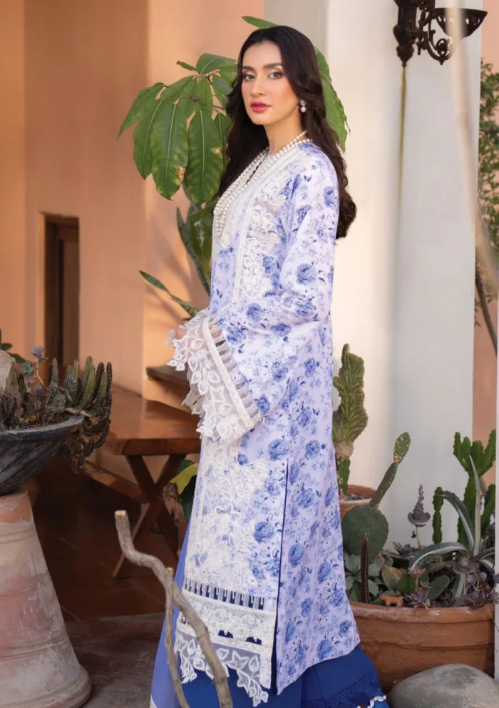 Myeesha Luxury 25 MS 1024 AASMA Lamhay Lawn Collection - Image 3