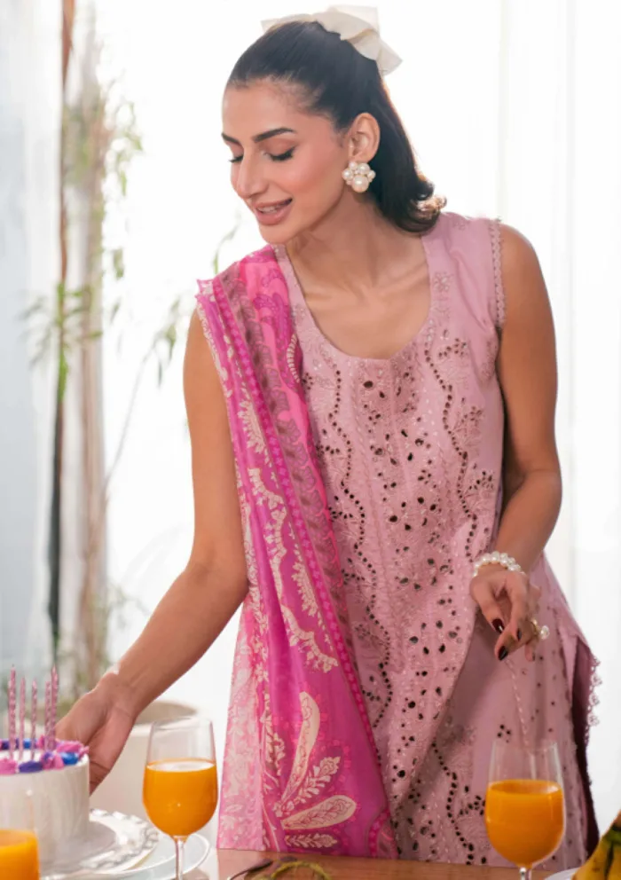 Neeshay Luxury 25 Dahlia Symphony Lawn Collection - Image 2