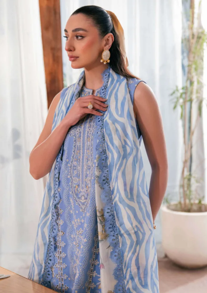 Neeshay Luxury 25 Indigo Symphony Lawn Collection - Image 2