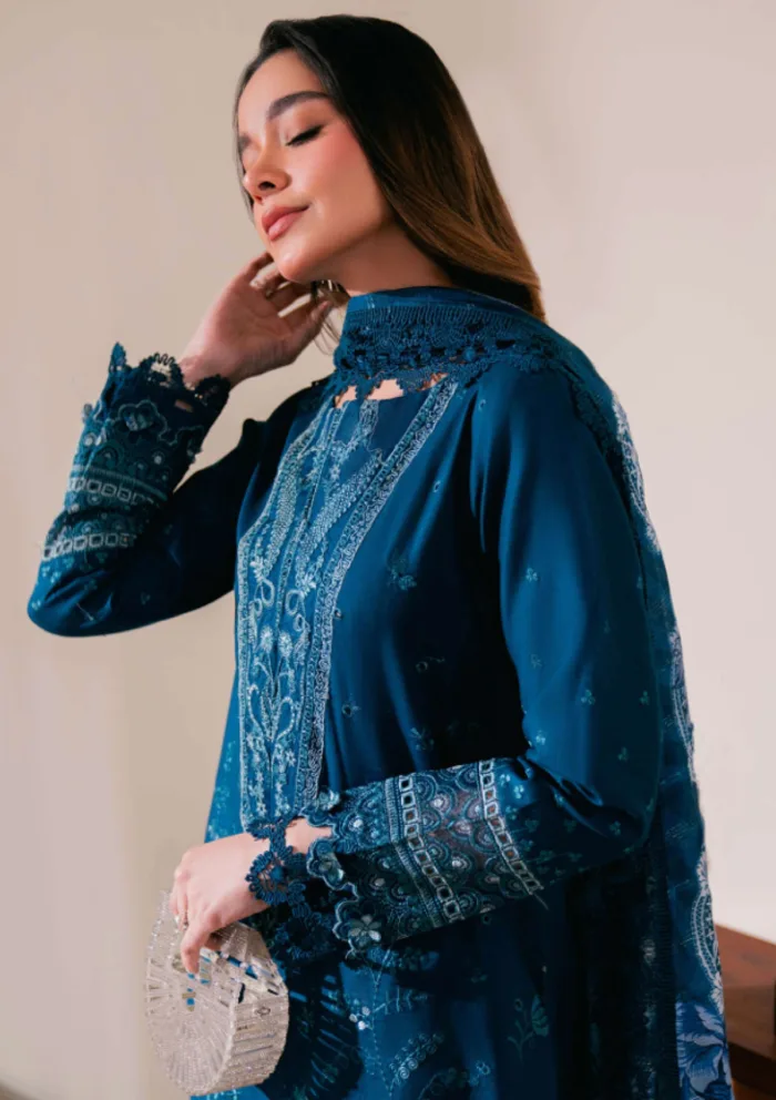 Neeshay Luxury 25 Sea Spray Symphony Lawn Collection - Image 3