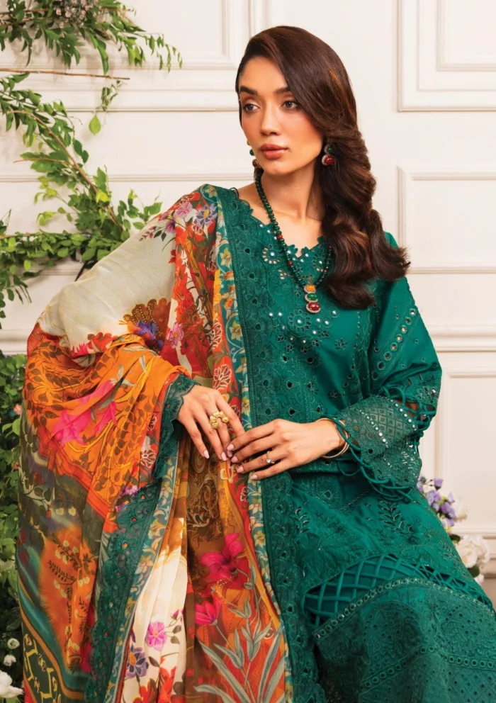 Nine Needles NL25 01 Verdure Pairi Daeza Luxury Lawn Collection - Image 2