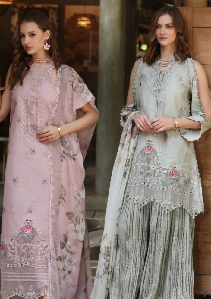 Noor by Saadia Asad Printedkari 25 D 2 A Eid Luxe Luxury Lawn Collection - Image 4