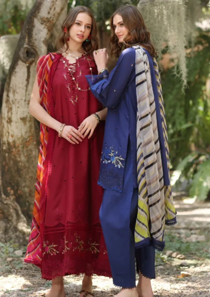 Noor by Saadia Asad Printedkari 25 D 3 B Eid Luxe Luxury Lawn Collection - Image 3