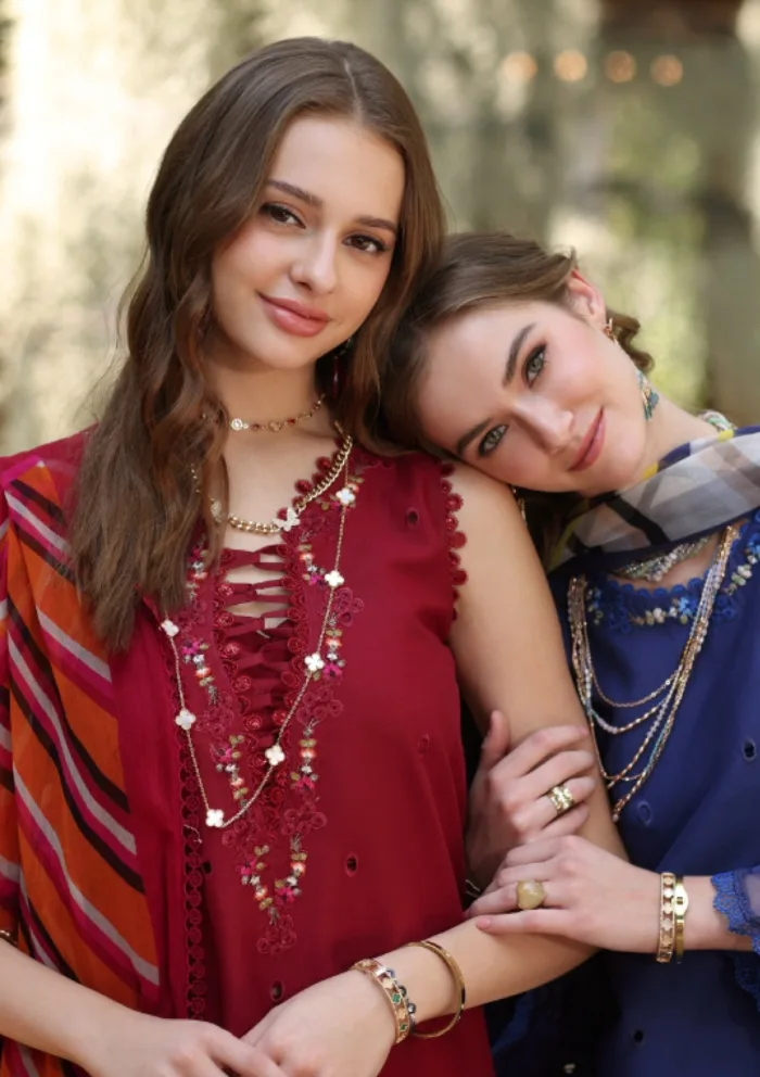 Noor by Saadia Asad Printedkari 25 D 3 B Eid Luxe Luxury Lawn Collection - Image 4