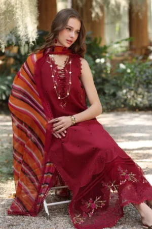Noor by Saadia Asad Printedkari 25 D 3 B