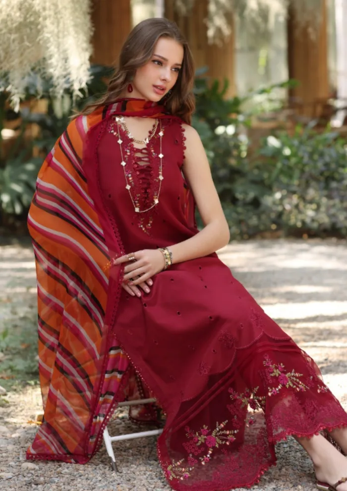Noor by Saadia Asad Printedkari 25 D 3 B