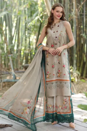 Noor by Saadia Asad Printedkari 25 D 4 A