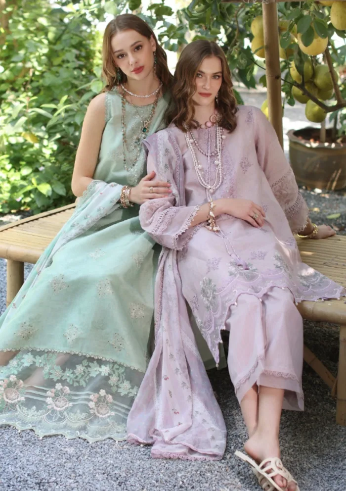 Noor By Saadia Asad Printedkari 25 D 6 A Eid Luxe Luxury Lawn Collection - Image 2