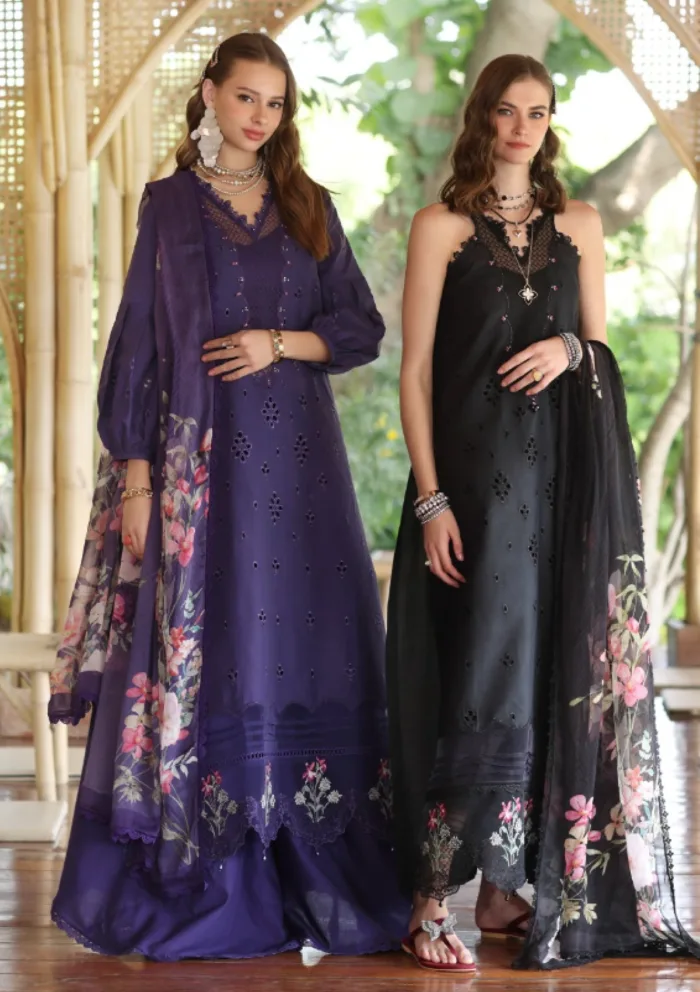 Noor By Saadia Asad Printedkari 25 D 7 A Eid Luxe Luxury Lawn Collection - Image 3