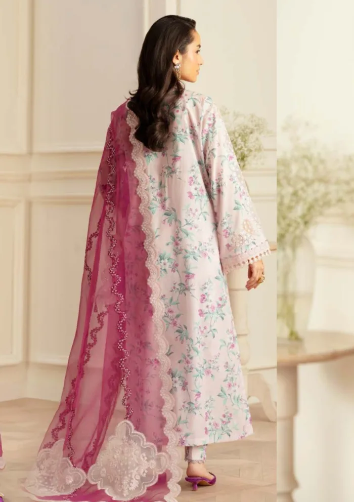 Nureh FE 01 Feya Eid Edit 25 Luxury Lawn Collection - Image 3