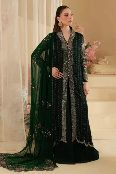 Nureh Luxury Embroidered Chiffon 25 AM 16