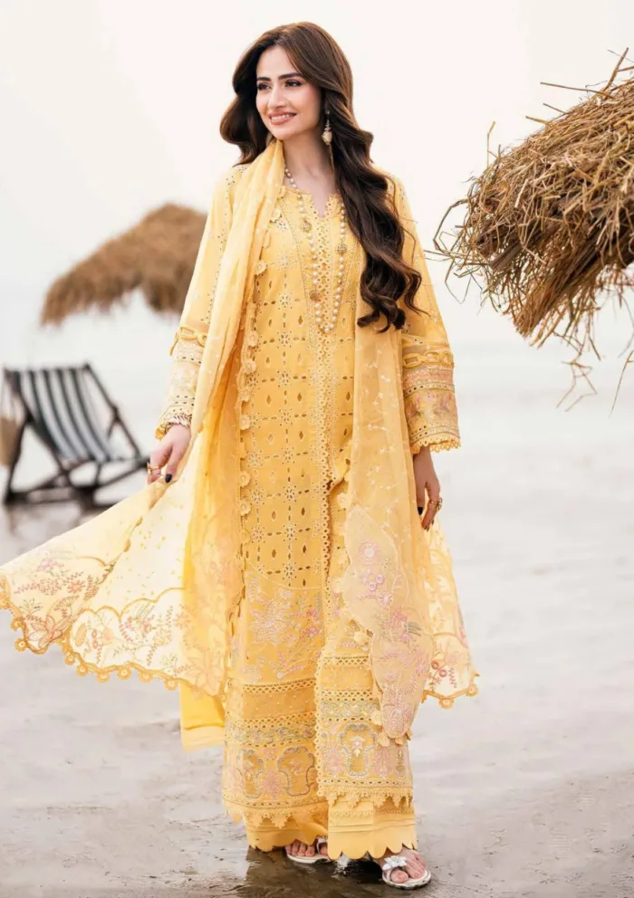 Nureh NE25 144 Khuwab Luxury Lawn Collection - Image 2