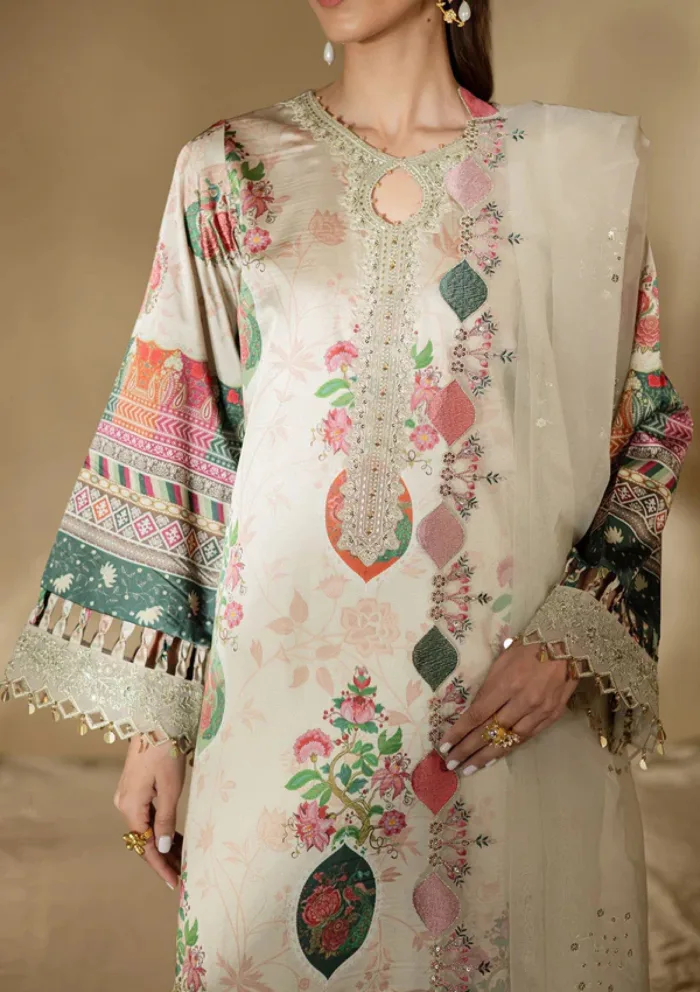 Nureh NSE 20 The Silk Edit 25 Luxury Lawn Collection - Image 3