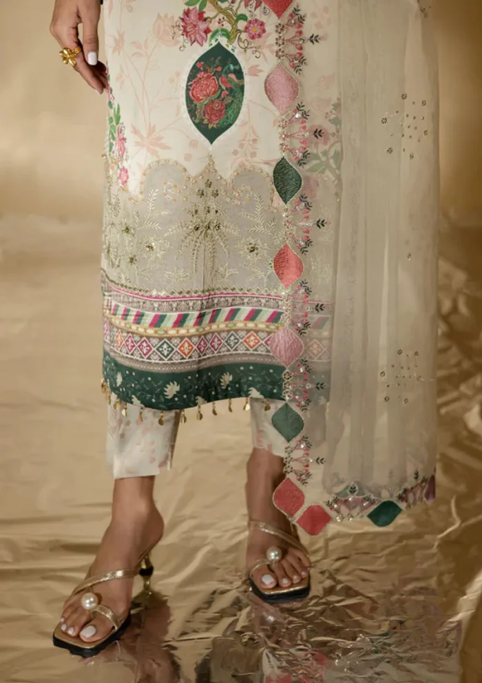 Nureh NSE 20 The Silk Edit 25 Luxury Lawn Collection - Image 4