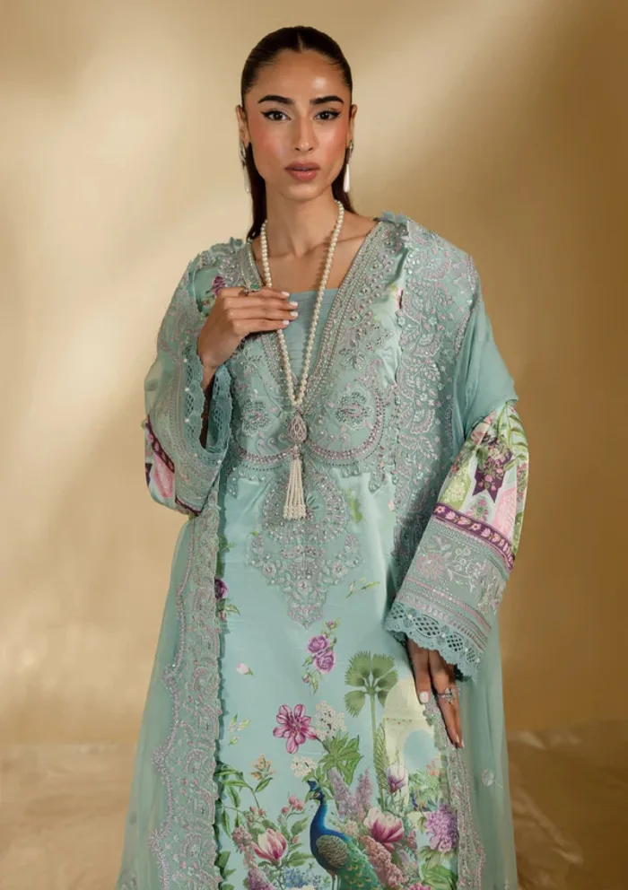 Nureh NSE 21 The Silk Edit 25 Luxury Lawn Collection - Image 3