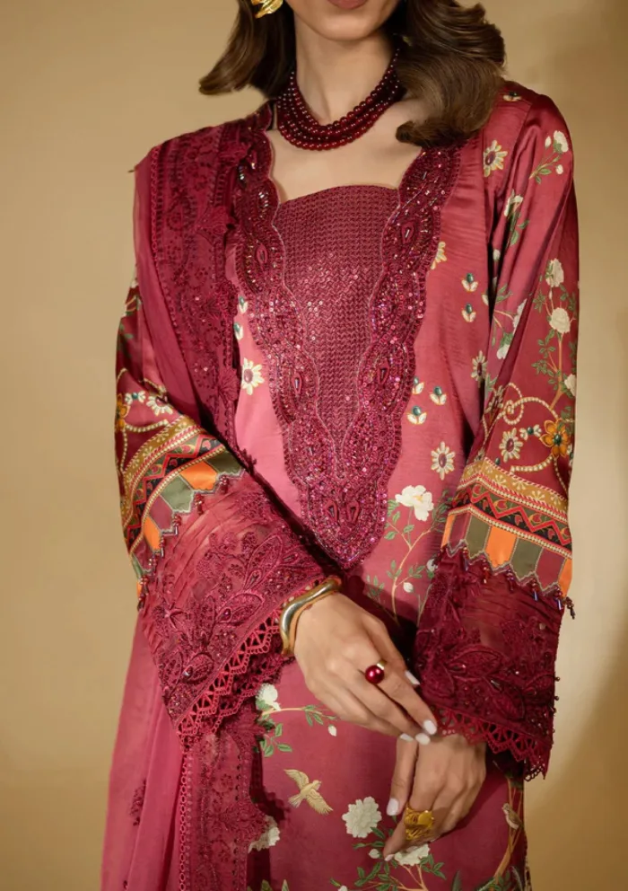 Nureh NSE 22 The Silk Edit 25 Luxury Lawn Collection - Image 4