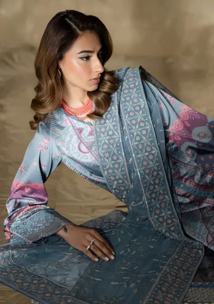 Nureh NSE 23 The Silk Edit 25 Luxury Lawn Collection - Image 4