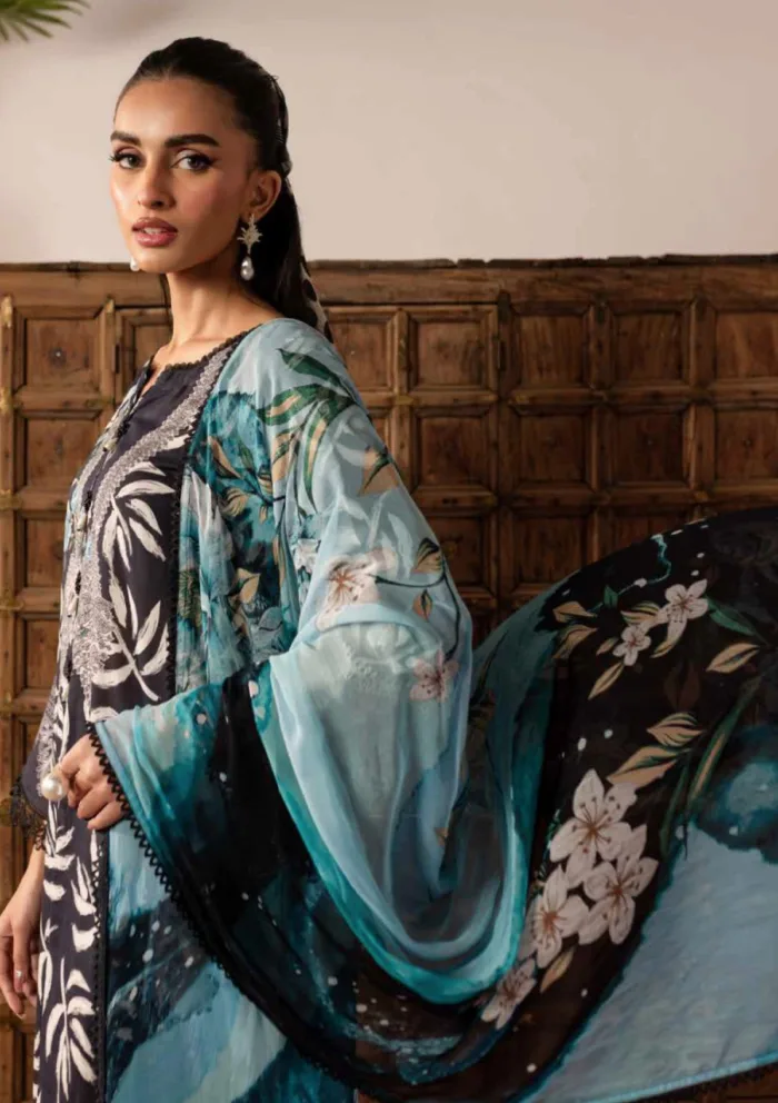 Nureh SP 142 Signature Prints 25 Luxury Lawn Collection - Image 2
