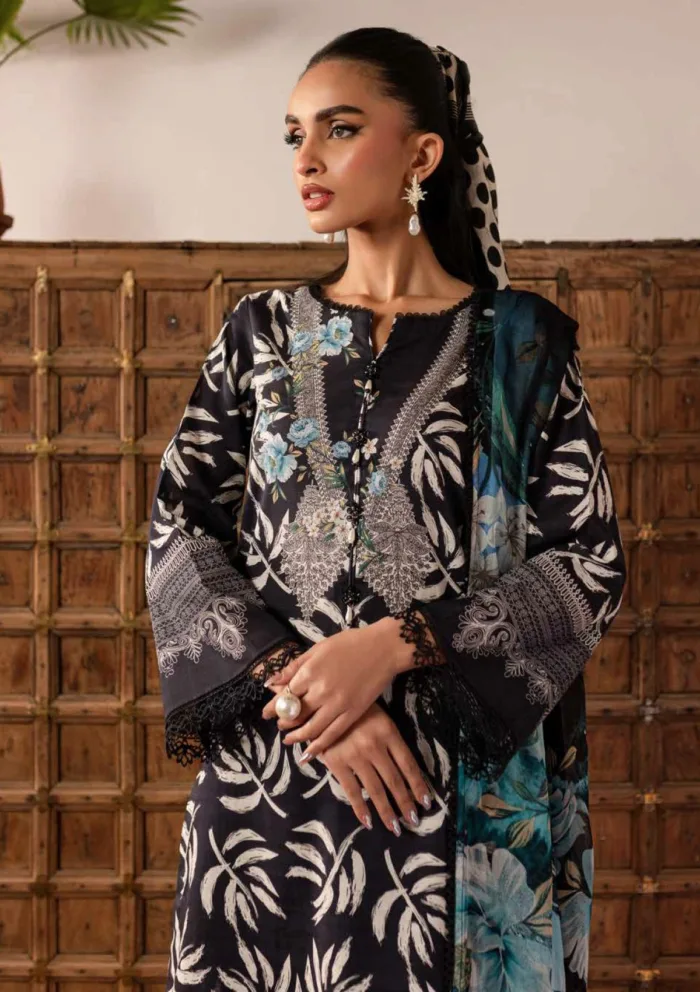 Nureh SP 142 Signature Prints 25 Luxury Lawn Collection - Image 3