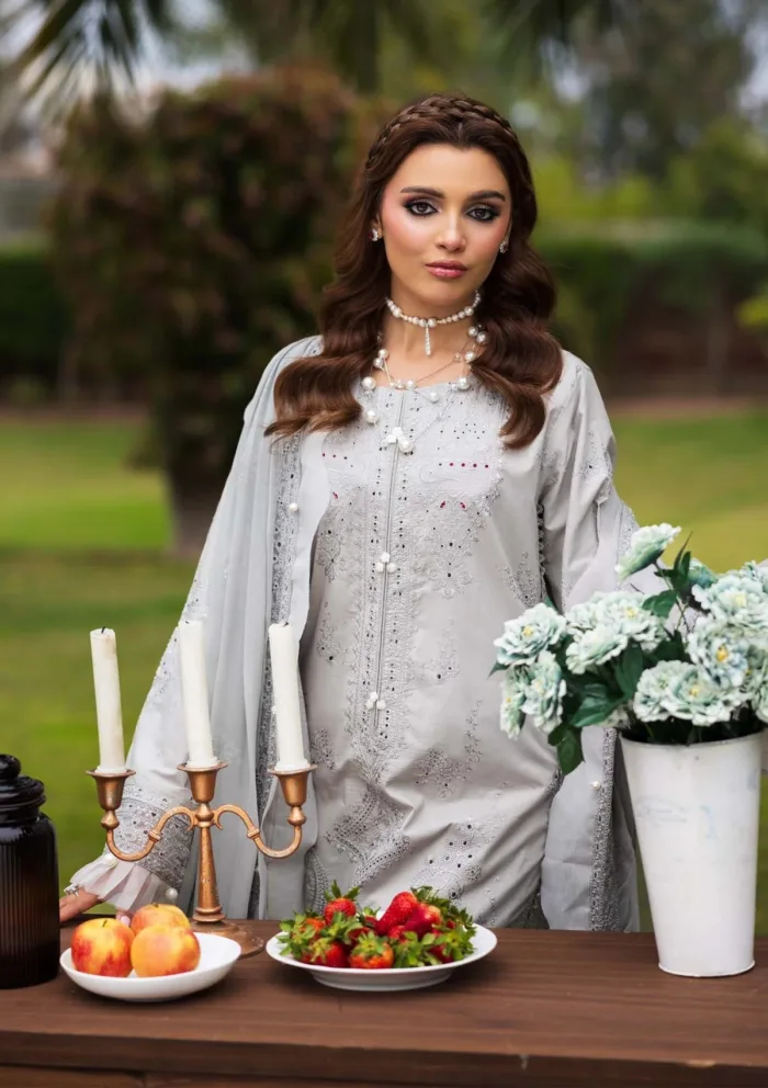 Paras By Pasha Eid 25 Ash Bloom & Beyond Luxury Lawn Collection - Image 3