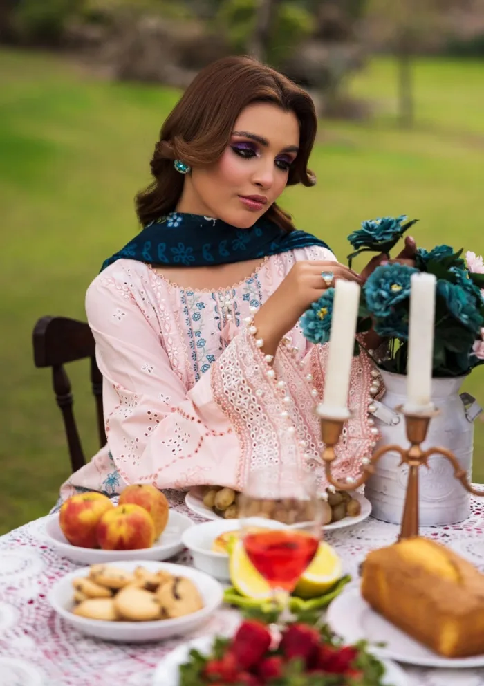 Paras By Pasha Eid 25 Coral Bloom & Beyond Luxury Lawn Collection - Image 4