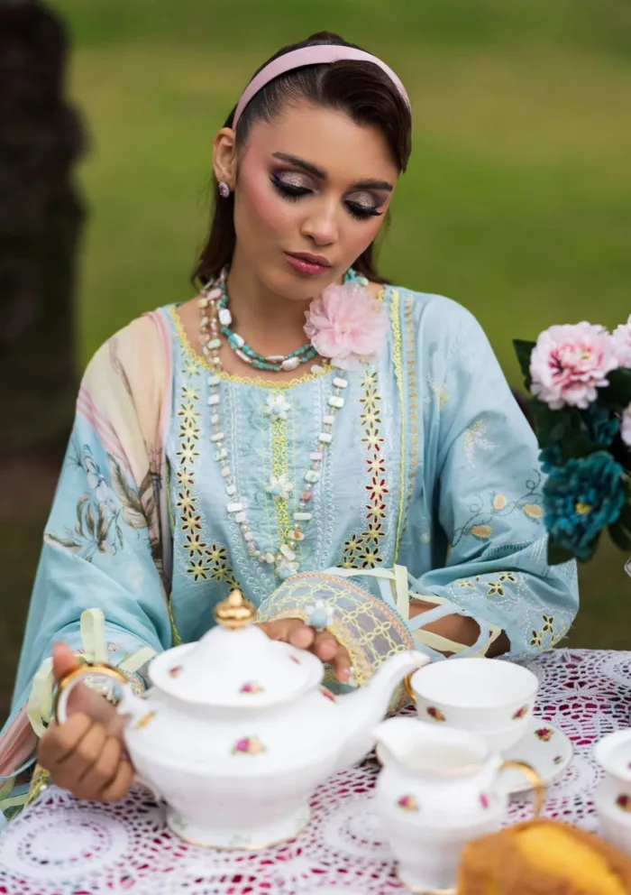 Paras By Pasha Eid 25 Crystal Bloom & Beyond Luxury Lawn Collection - Image 4