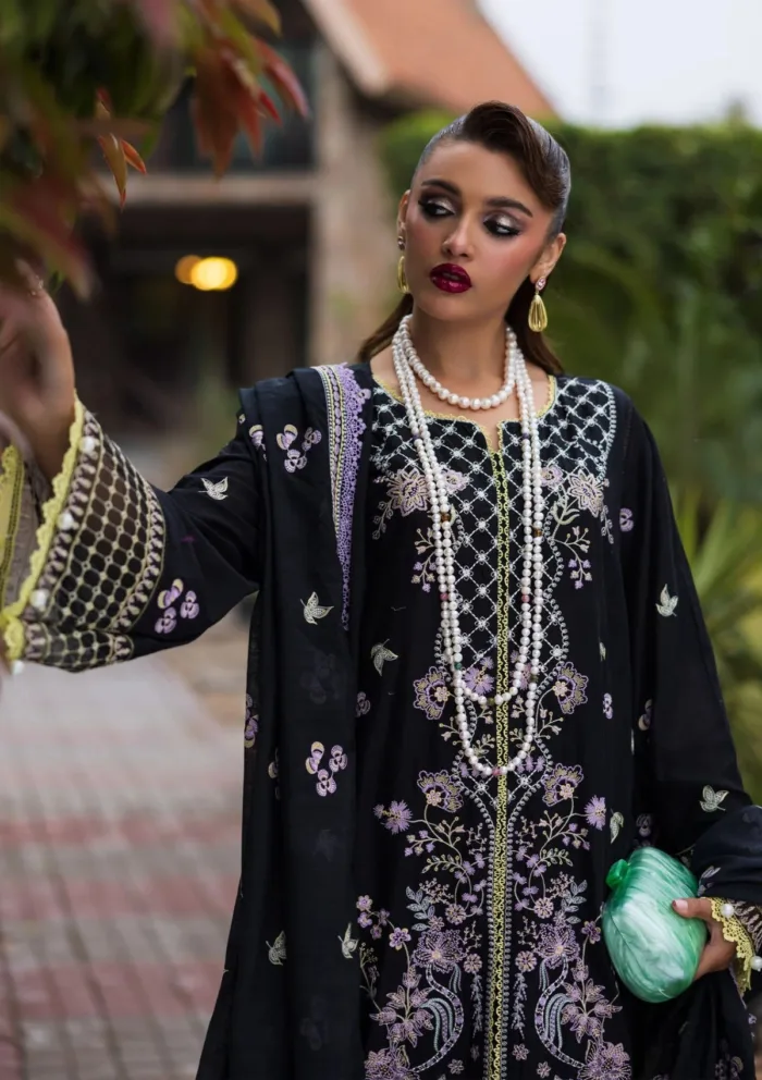 Paras By Pasha Eid 25 Evening Bloom & Beyond Luxury Lawn Collection - Image 3