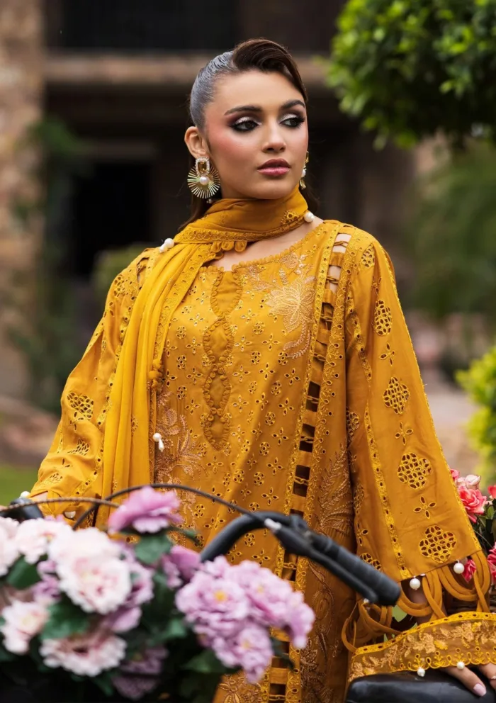 Paras By Pasha Eid 25 Marigold Bloom & Beyond Luxury Lawn Collection - Image 3