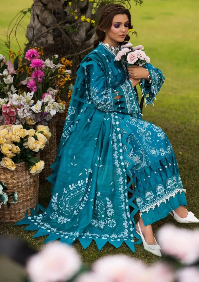 Paras By Pasha Eid 25 Sapphire Bloom & Beyond Luxury Lawn Collection - Image 3