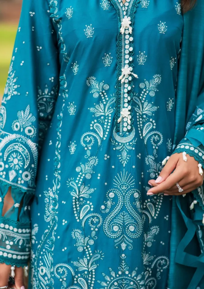 Paras By Pasha Eid 25 Sapphire Bloom & Beyond Luxury Lawn Collection - Image 4