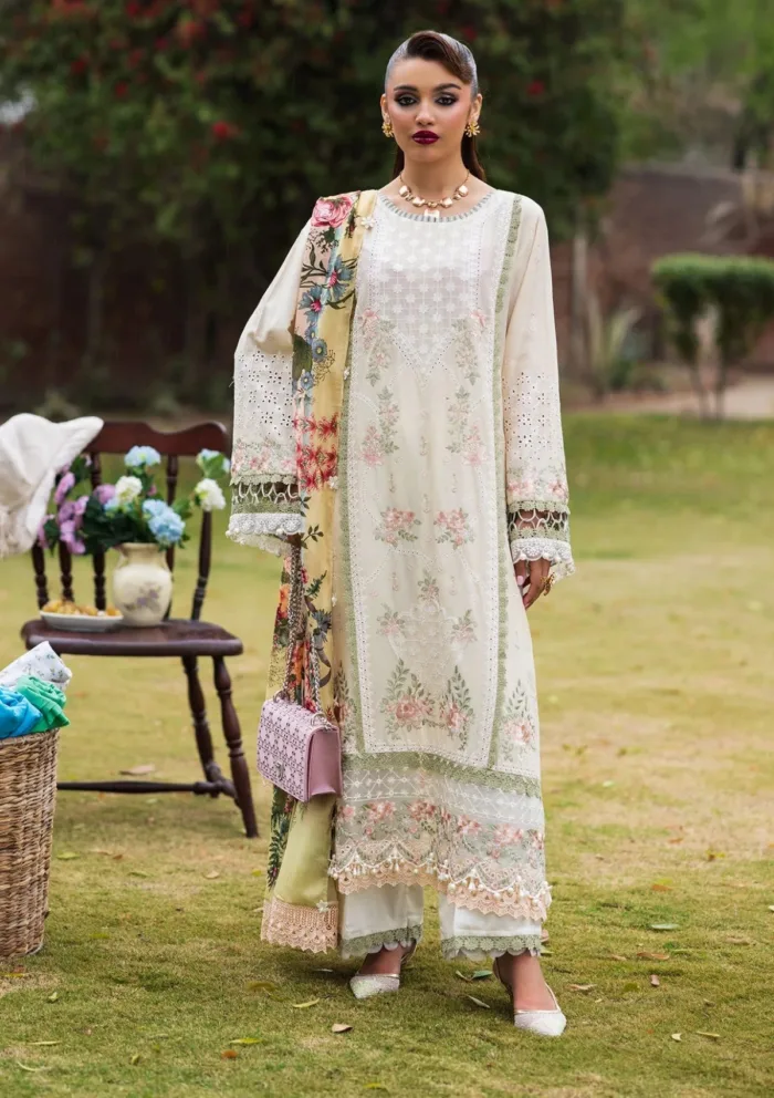 Paras By Pasha Eid 25 Snowdrop Bloom & Beyond Luxury Lawn Collection - Image 3