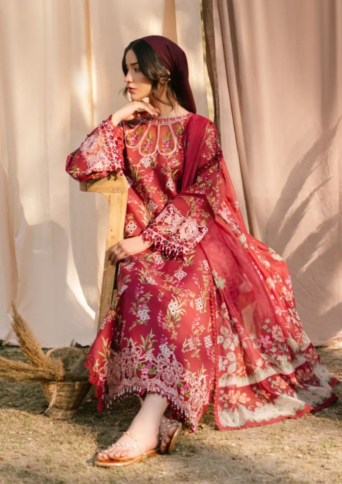 Parishay D 02 Ivy Bloom Printkari Luxury Lawn Collection - Image 2