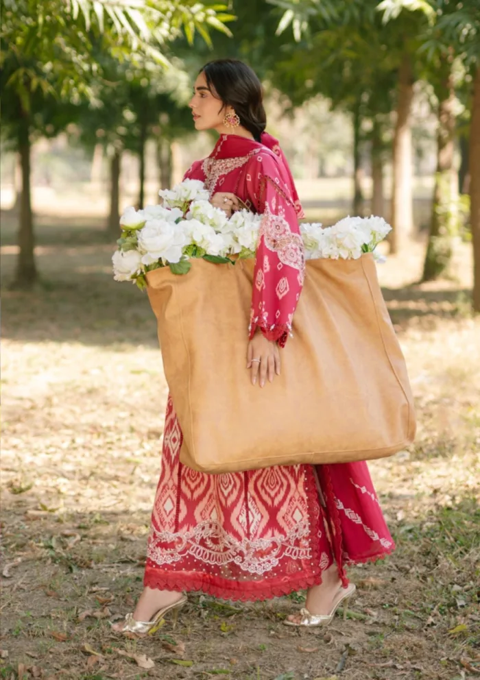 Parishay D 04 Ivy Bloom Printkari Luxury Lawn Collection - Image 3