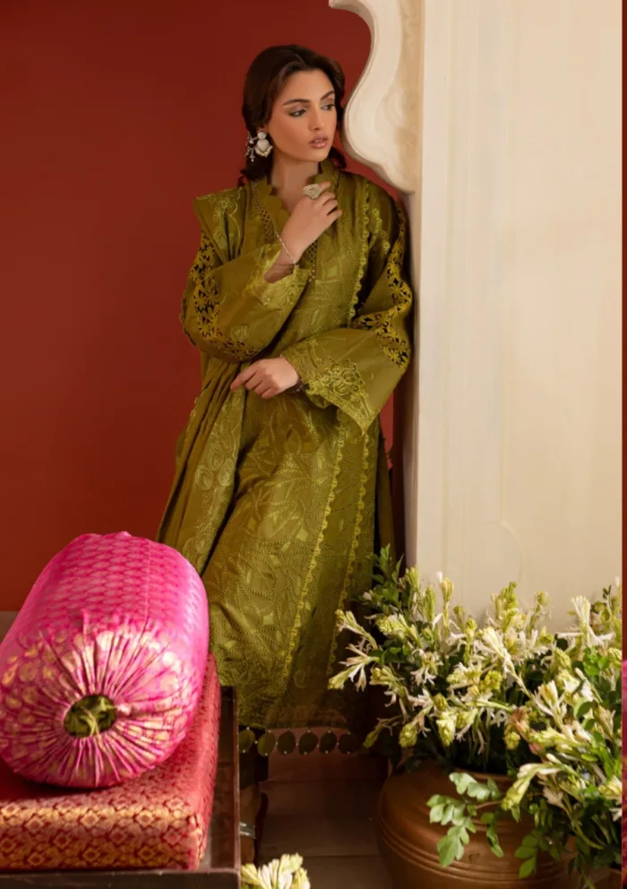 Parishay DSC 01 Dastan e Noor Luxury Lawn Collection - Image 3