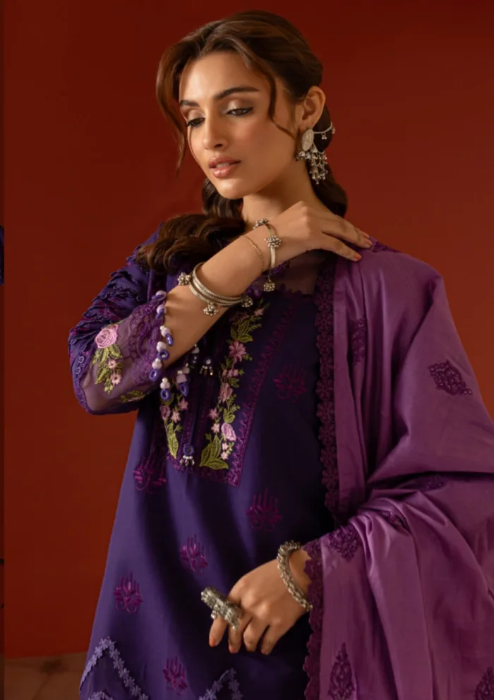 Parishay DSC 05 Dastan e Noor Luxury Lawn Collection - Image 2