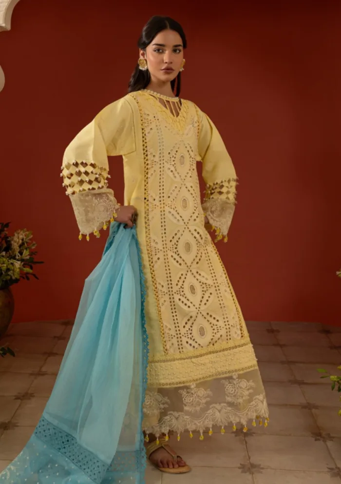 Parishay DSC 11 Dastan e Noor Luxury Lawn Collection - Image 4